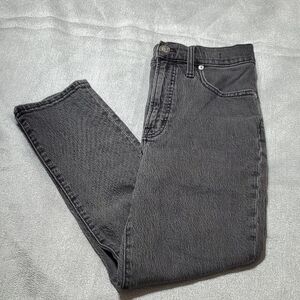 Madewell Women's Gray Wash Size 27P The Perfect Vintage Straight Leg Jeans